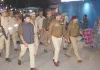 बलिया में पुलिस बल के साथ एसपी ने किया फ्लैग मार्च, इन विन्दुओं पर रहा फोकस, देखें Video