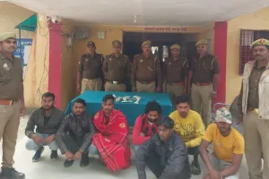 बलिया पुलिस को मिली बड़ी सफलता, तमंचा कारतूस के साथ सात गिरफ्तार