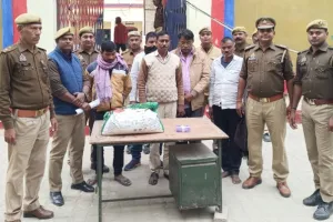 बलिया SOG और थाना पुलिस को मिली बड़ी सफलता, गलत काम करने वाले 5 गिरफ्तार