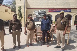 एनएच 31 पर बलिया पुलिस को मिली बड़ी सफलता, होली से पहले शराब तस्कर को लगा झटका