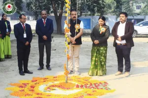 उत्साह और देशभक्ति की भावना के साथ राधाकृष्ण एकेडमी में मनाया गया Republic Day